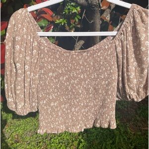 Altar’d State Cropped Mid Sleeve Top